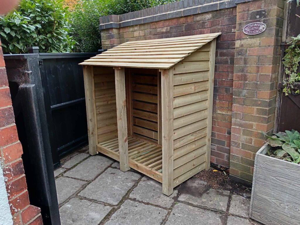 Wooden log Store Breinton 5 ft Tall x 6ft Wide Gallery