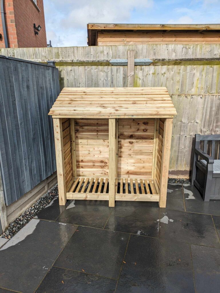 Wooden log Store Breinton 5 ft Wide  x 5 ft Tall Gallery