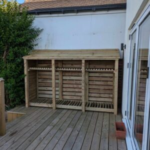 5ft x 9ft Log Store Lavenham