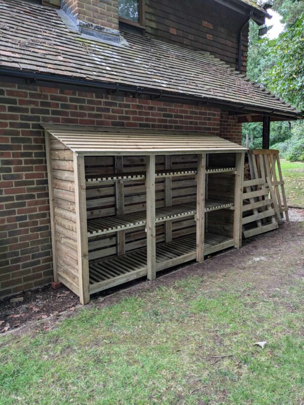 7ft x 9ft log store Lavenham